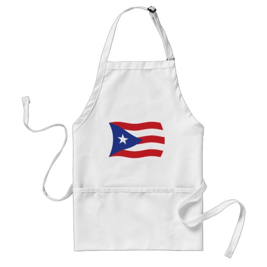 Schort van de vlag van Puerto Rico (Voorkant)