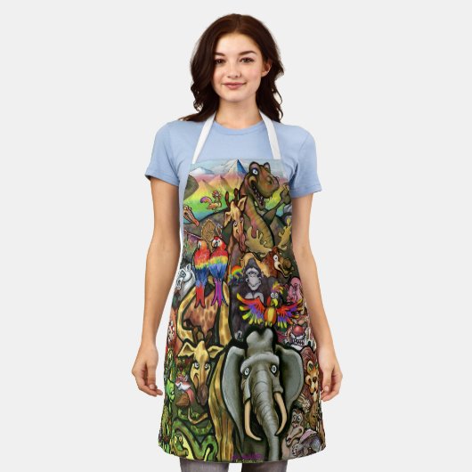 Schort van dieren (Gedragen)