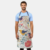 Schort van flora en fauna en flora (Gedragen)