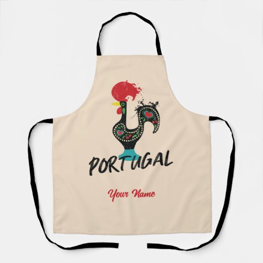 Schort van het Rostersymbool van Portugal Barcelon (Voorkant)