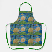 Schort van kikker en waterlib (Voorkant)