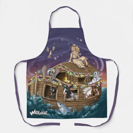 Schort van Metalphant Wilbur & Noah-ery (Voorkant)