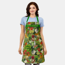 Schort van Veggies met jouw tekst