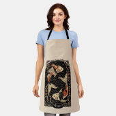 Schort Vissen Hemelse Zodiac Art (Gedragen)