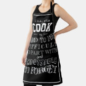 Schort voor de vader keukenchef zwarte mannen (Insitu)