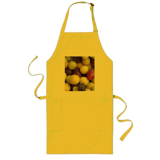 Schort voor herfst - goud (Voorkant)