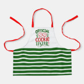 Schort voor kerstkoekjestester (Voorkant)