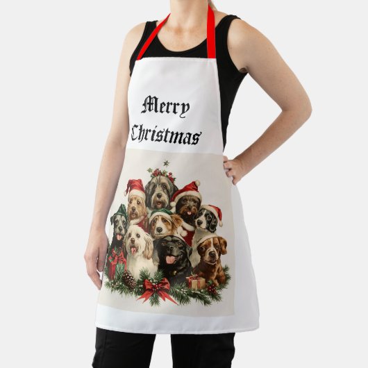 Schort voor kerstpuppy (Insitu)