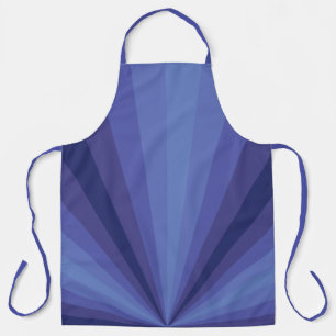 Schort voor optische illusie blauw All-Over Print