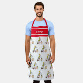 Schort voor persoonlijke kersttekens (Gedragen)