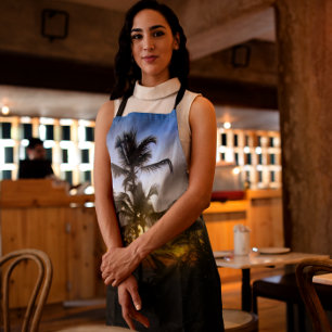 Schort voor Tropical Sunset Print