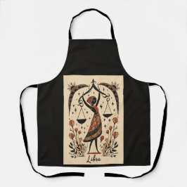 Schort Weegschaal Hemelse Zodiac Art