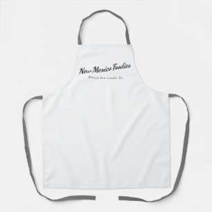 Schort Wit met New Mexico Foodies Logo