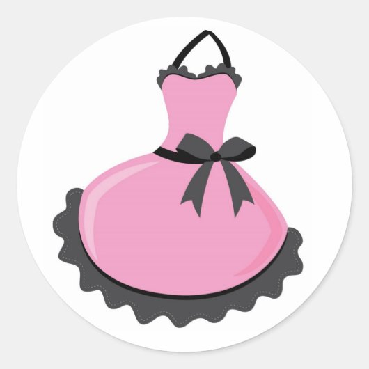 Schorten Stickers/afdichtingen Ronde Sticker (Voorkant)