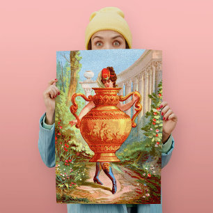 Schotel Darlings Gouden Amphora Kunstprint Poster