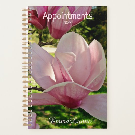  schotel Magnolia Blossom Afspraken Planner (Voorkant)