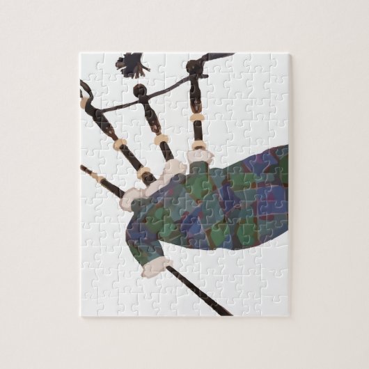 schotgele doedelpijpen legpuzzel (Verticaal)