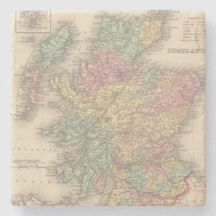 Schotland 6 stenen onderzetter