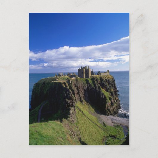 Schotland, Aberdeen. Kasteel Dunnotar. Briefkaart (Voorkant)
