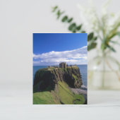 Schotland, Aberdeen. Kasteel Dunnotar. Briefkaart (Staand voorkant)