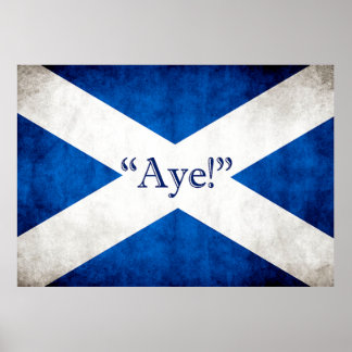 Schotland, AYE! Poster