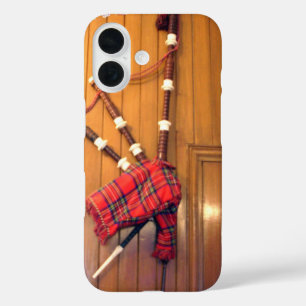 Schotland Bagpipe Tartan Musical Instrument iPhone 16 Hoesje