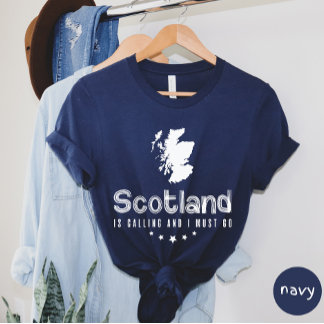 Schotland belt en ik moet naar T-shirt. T-shirt