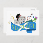Schotland Briefkaart (Voorkant / Achterkant)