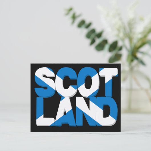 Schotland briefkaart (Staand voorkant)