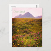 Schotland Briefkaart (Voorkant / Achterkant)