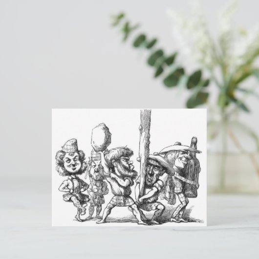 Schotland Briefkaart (Staand voorkant)