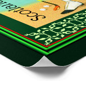 Schotland, de geboorte van Golf Poster (Hoek)