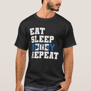 Schotland Eat Sleep Rugby Herhaal Schotse sport T-shirt
