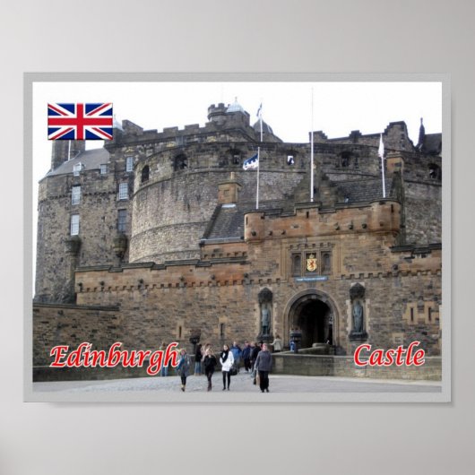 Schotland - Edinburgh - Castle - Poster (Voorkant)