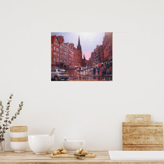 Schotland, Edinburgh Poster (Keuken)