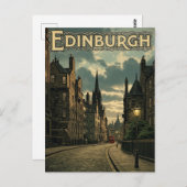 Schotland Edinburgh Reizen Briefkaart (Voorkant / Achterkant)