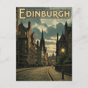 Schotland Edinburgh Reizen Briefkaart