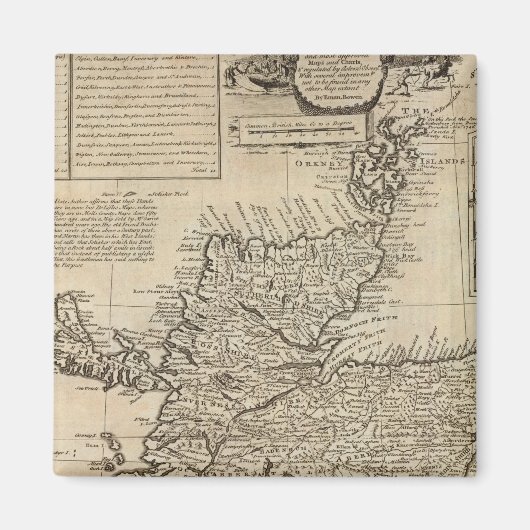 Schotland en Noord-Brittannië Magneet (Voorkant)