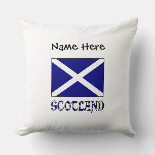 Schotland en Schotse Vlag Gepersonaliseerd Kussen