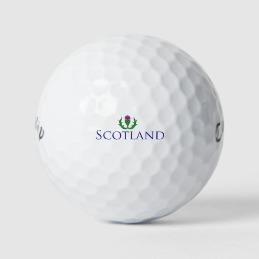 Schotland en Thistle golfballen (Voorkant)