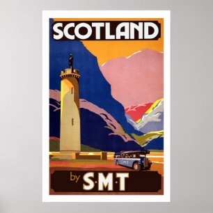 Schotland Engeland Vintage Travel Posters