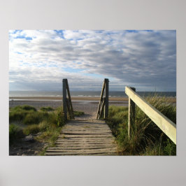 schotland Findhorn Boardwalk Poster