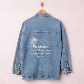 Schotland Forever Thistle Design Denim Jacket (Hangar)