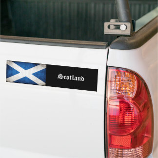 Schotland Grunge Flag Bumpersticker