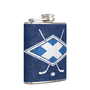 Schotland Ice Hockey Flag Logo Hip Flask Heupfles