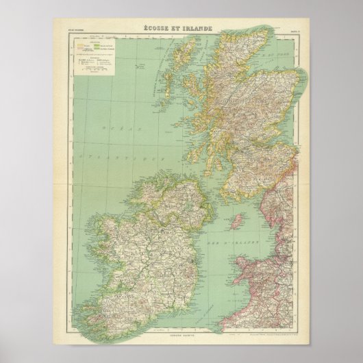 Schotland, Ierland Poster (Voorkant)