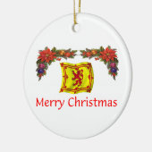 Schotland Kerstmis Keramisch Ornament (Links)
