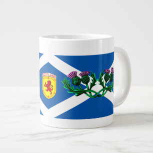 Schotland,  Klimmende leeuw,  Oude vlag, distel Extra Grote Beker