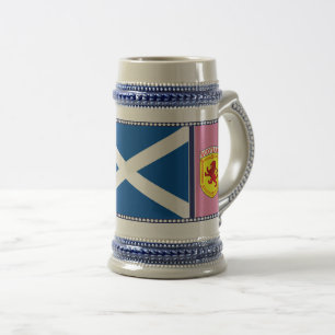 Schotland, klimmende leeuw, vlag, St. Andrew's vla Bierpul
