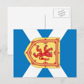 Schotland - Koninklijke Wapens en Vlag Briefkaart (Voorkant / Achterkant)